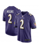 Nate Wiggins Baltimore Ravens Jersey