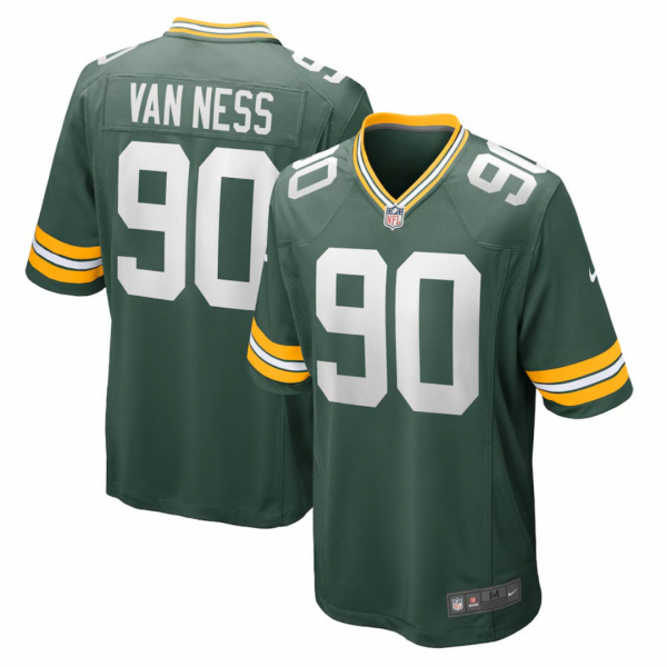 Lukas Van Ness Green Bay Packers Jersey