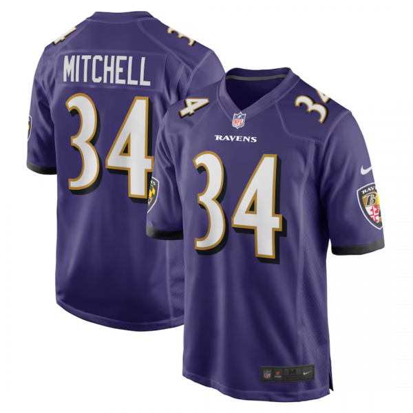 Keaton Mitchell Baltimore Ravens Jersey