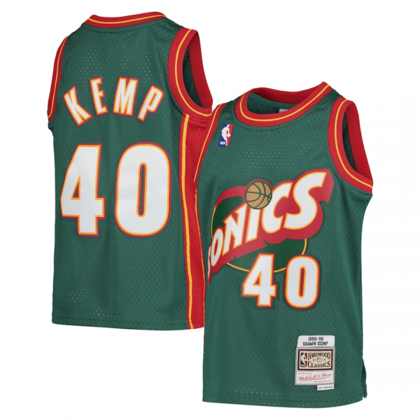 Shawn Kemp Seattle Supersonics Jersey