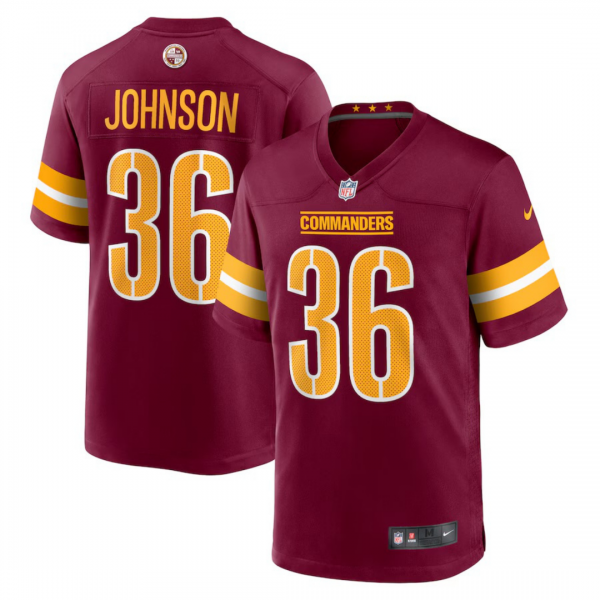 Danny Johnson Washington Commanders Jersey