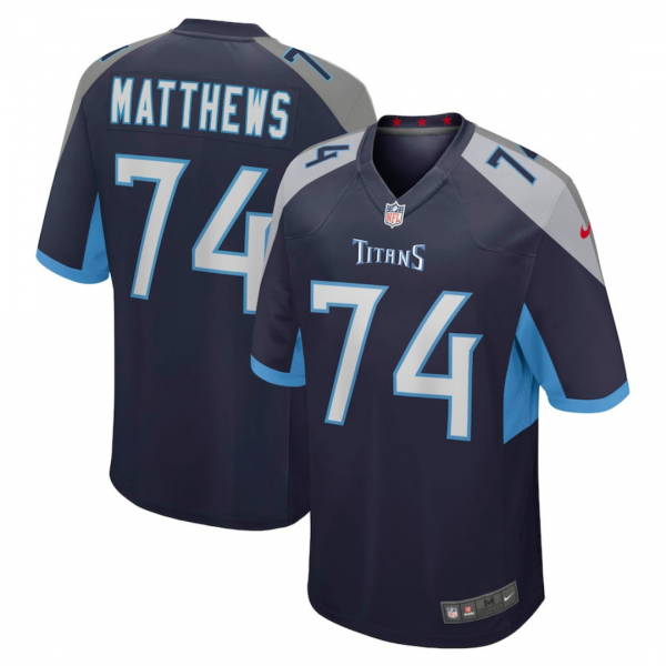 Bruce Matthews Tennessee Titans Jersey