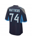 Bruce Matthews Tennessee Titans Jersey