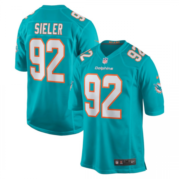 Zach Sieler Miami Dolphins Jersey