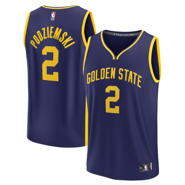 Brandin Podziemski Golden State Warriors Jersey