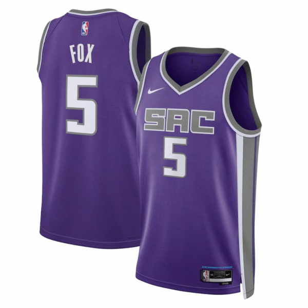 De&#39;Aaron Fox Sacramento Kings Jersey