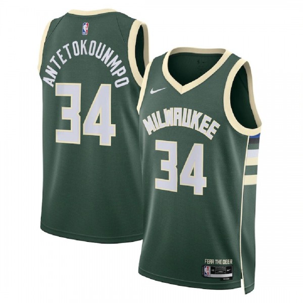 Giannis Antetokounmpo Milwaukee Bucks Jersey