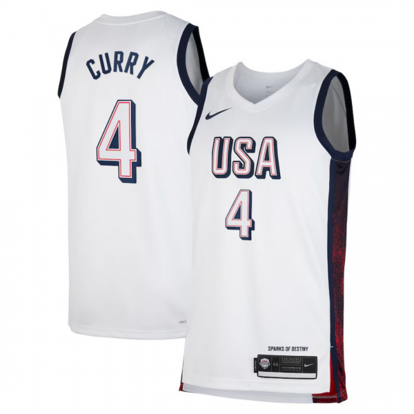 Stephen Curry 2024 Team USA Jersey