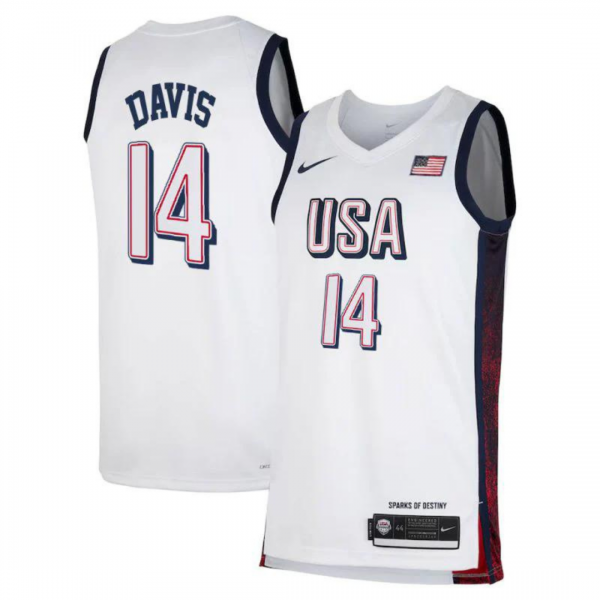 Anthony Davis 2024 Team USA Jersey