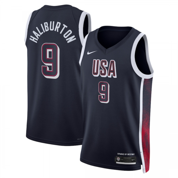 Tyrese Haliburton 2024 Team USA Jersey