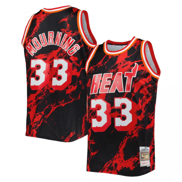 Alonzo Mourning Miami Heat Jersey