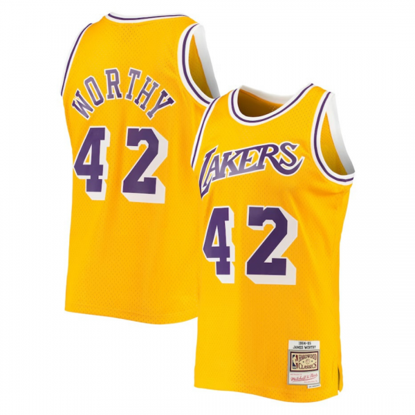 James Worthy Los Angeles Lakers Jersey